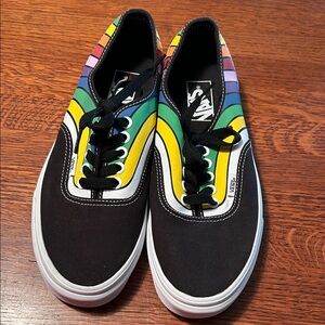 Vans Refract Rainbow Canvas Sneakers